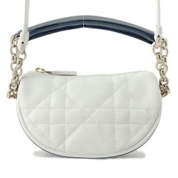 Christian Dior Handbag Vibe Micro Hobo Bag S7200ONOA 2way Shoulder White