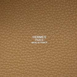 Hermes handbag Picotin Lock MM Biscuit Taurillon Clemence U stamp