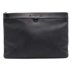 Louis Vuitton Clutch Bag Monogram Shadow Pochette Apollo M62903 LOUIS VUITTON Men's Black