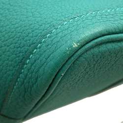 Hermes Tote Bag Garden PM Vert Veron Negonda D Engraved