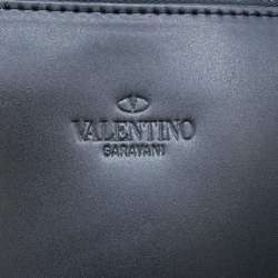 Valentino Garavani Tote Bag VLTN Leather VALENTINO Black