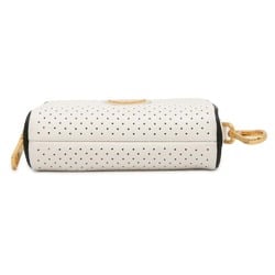 Prada Pouch Perforated Leather 1N1473 PRADA White