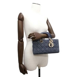 Christian Dior Dior handbag LADY D-JOY tweed M0540OTKJ_M928 3way shoulder bag