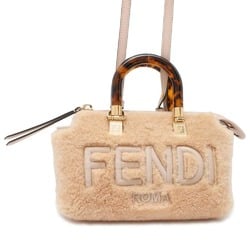 Fendi Handbag By The Way Fur Leather 8BS067 FENDI Bag 2way Shoulder