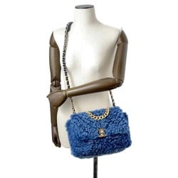 Chanel Chain Shoulder Bag 19 Fur CHANEL