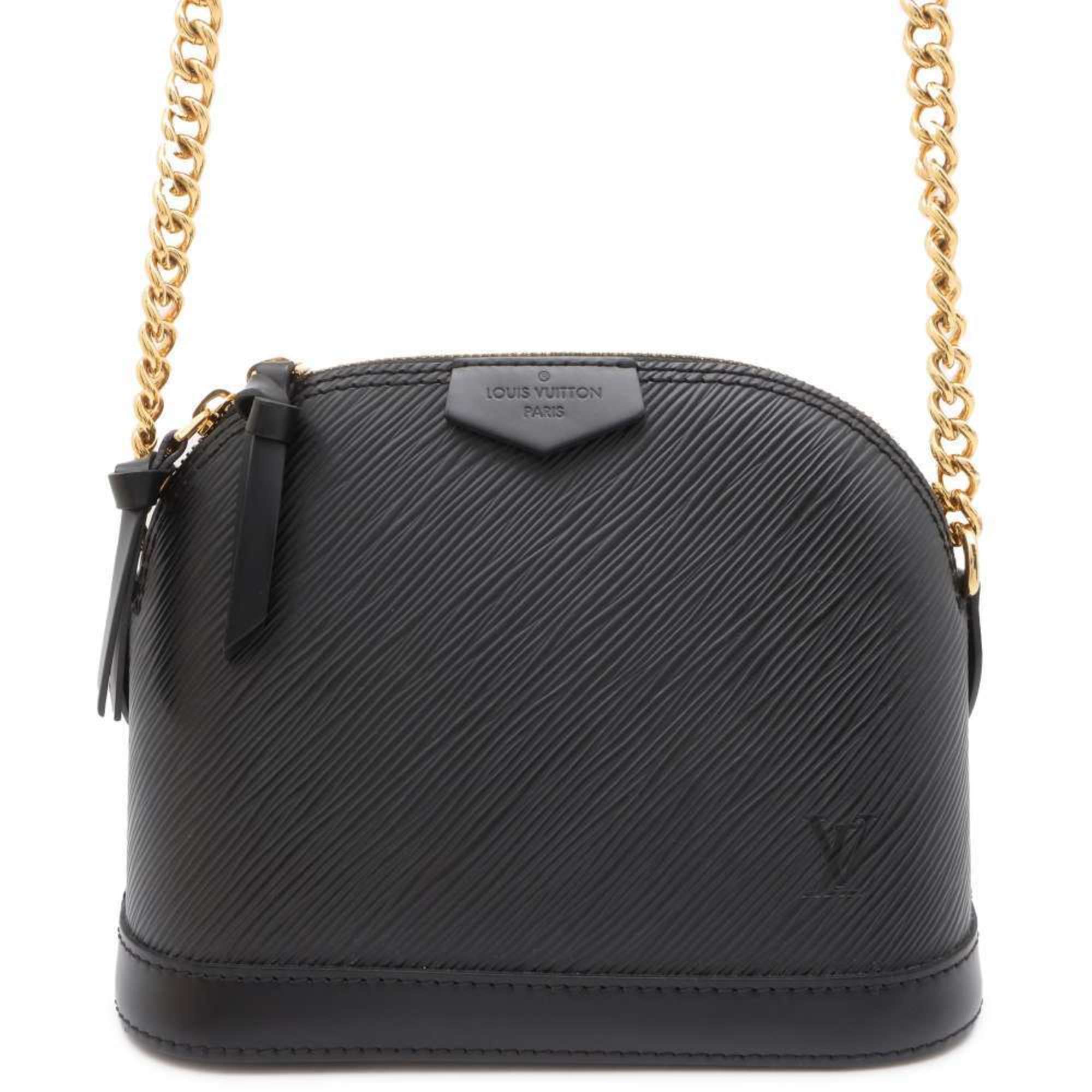 Louis Vuitton Shoulder Bag Epi Alma MINI M51405 LOUIS VUITTON Black Chain