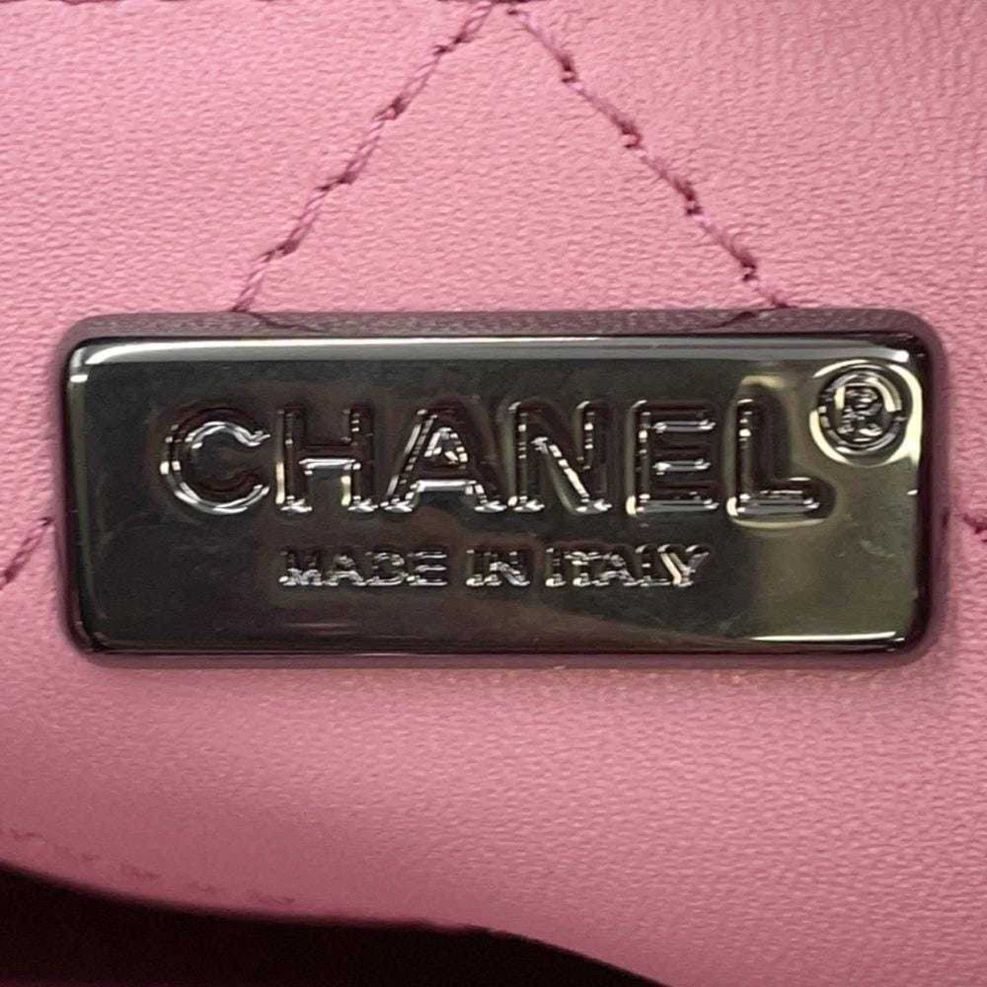 Chanel Tote Bag Sequin Leather AS4856 CHANEL Black