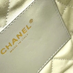 Chanel handbag CHANEL 22 Coco mark calf leather AS3980 2way shoulder bag