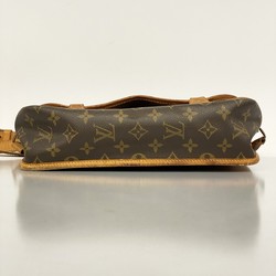 Louis Vuitton Shoulder Bag Monogram Gibessier MM M42247 Brown Women's