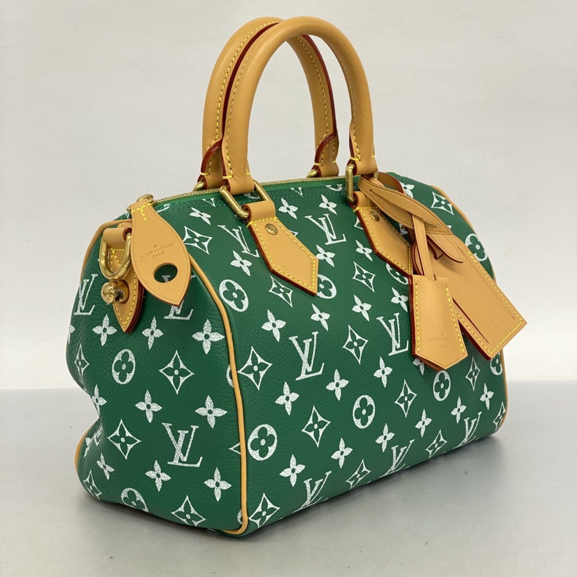 Louis Vuitton Handbag Monogram Runway Speedy P9 Bandouliere 25 M24423 Vert Ladies