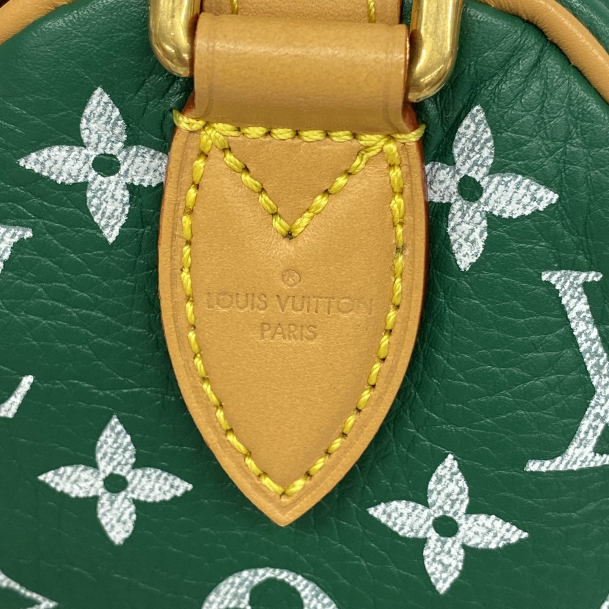 Louis Vuitton Handbag Monogram Runway Speedy P9 Bandouliere 25 M24423 Vert Ladies