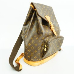 Louis Vuitton Backpack Daypack Monogram Montsouris GM M51135 Brown Women's