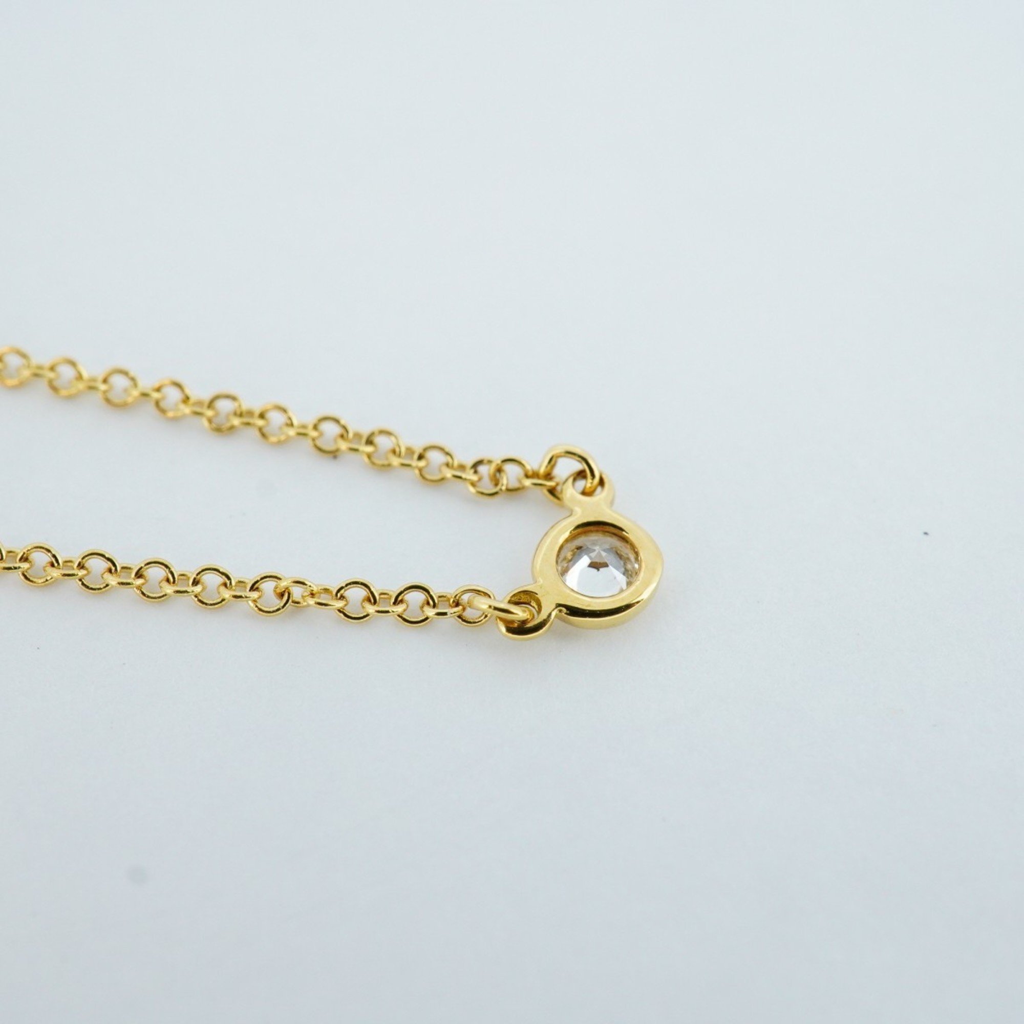 Tiffany Necklace by the Yard 1PD K18YG Yellow Gold Ladies