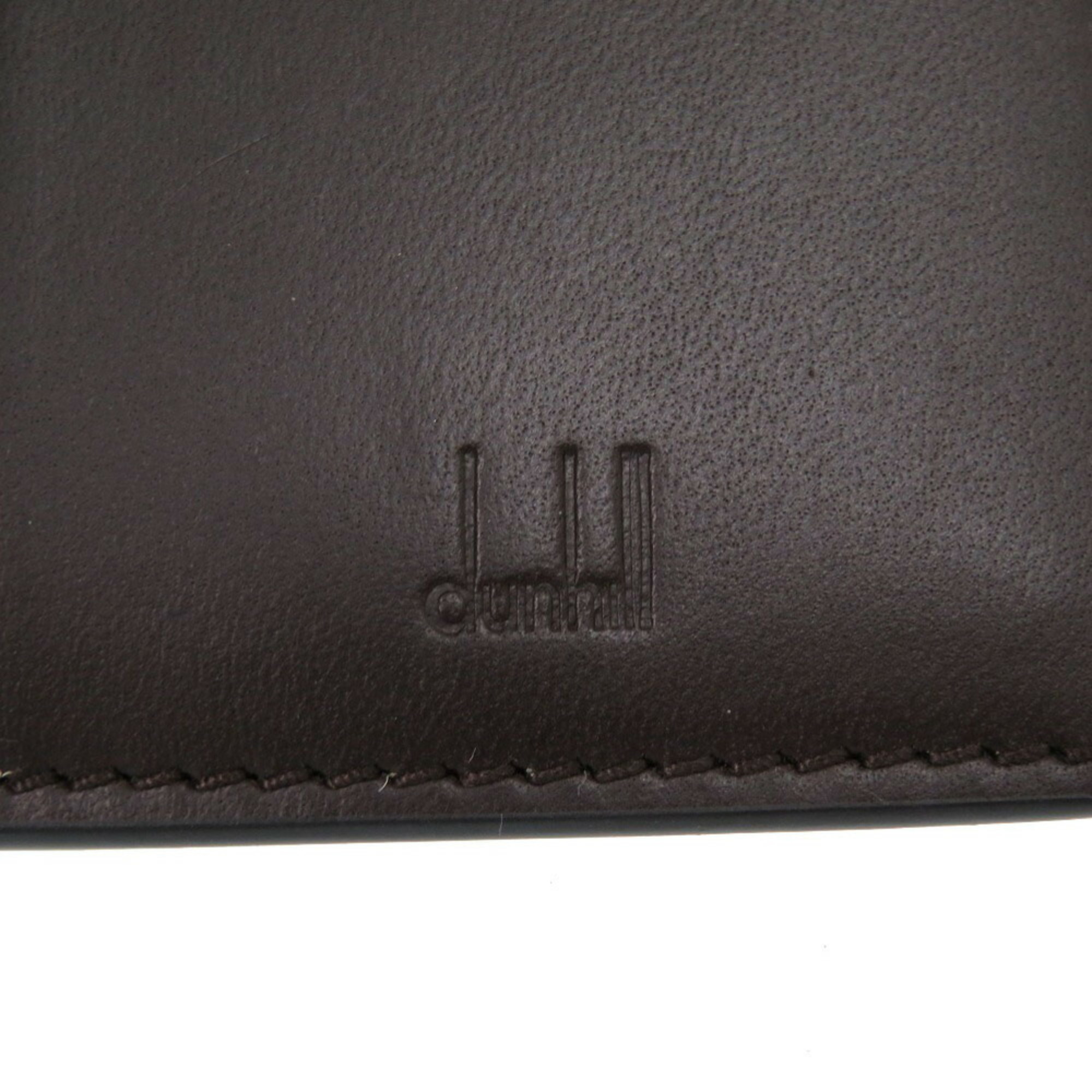 Dunhill Leather Black 6 Key Case 0090 Men's