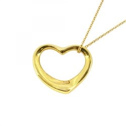 Tiffany Necklace Heart K18YG Yellow Gold Ladies