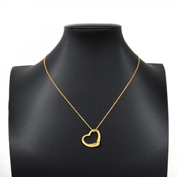 Tiffany Necklace Heart K18YG Yellow Gold Ladies