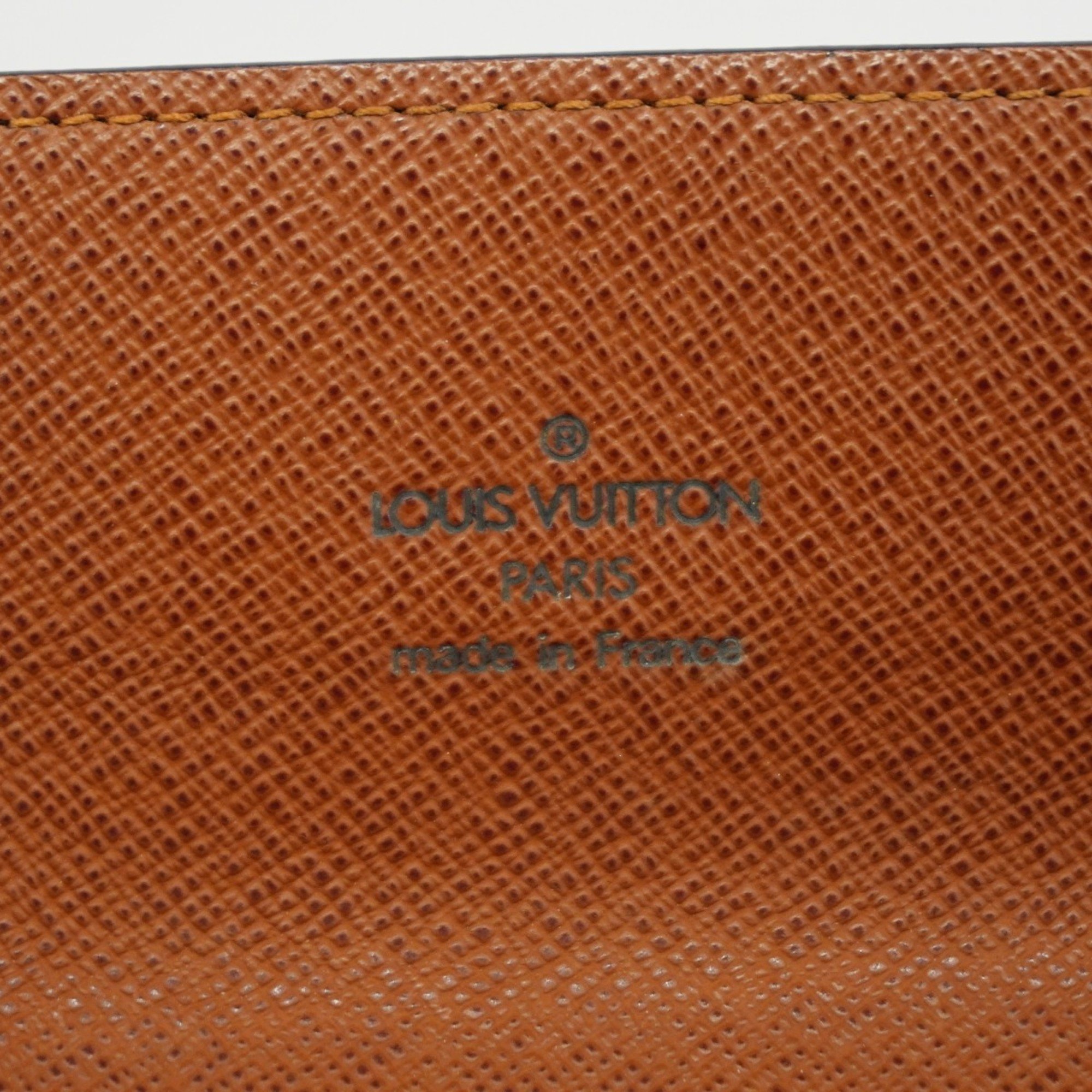 Louis Vuitton Long Wallet Monogram Portefeuille Accordion M58008 Brown Men's Women's