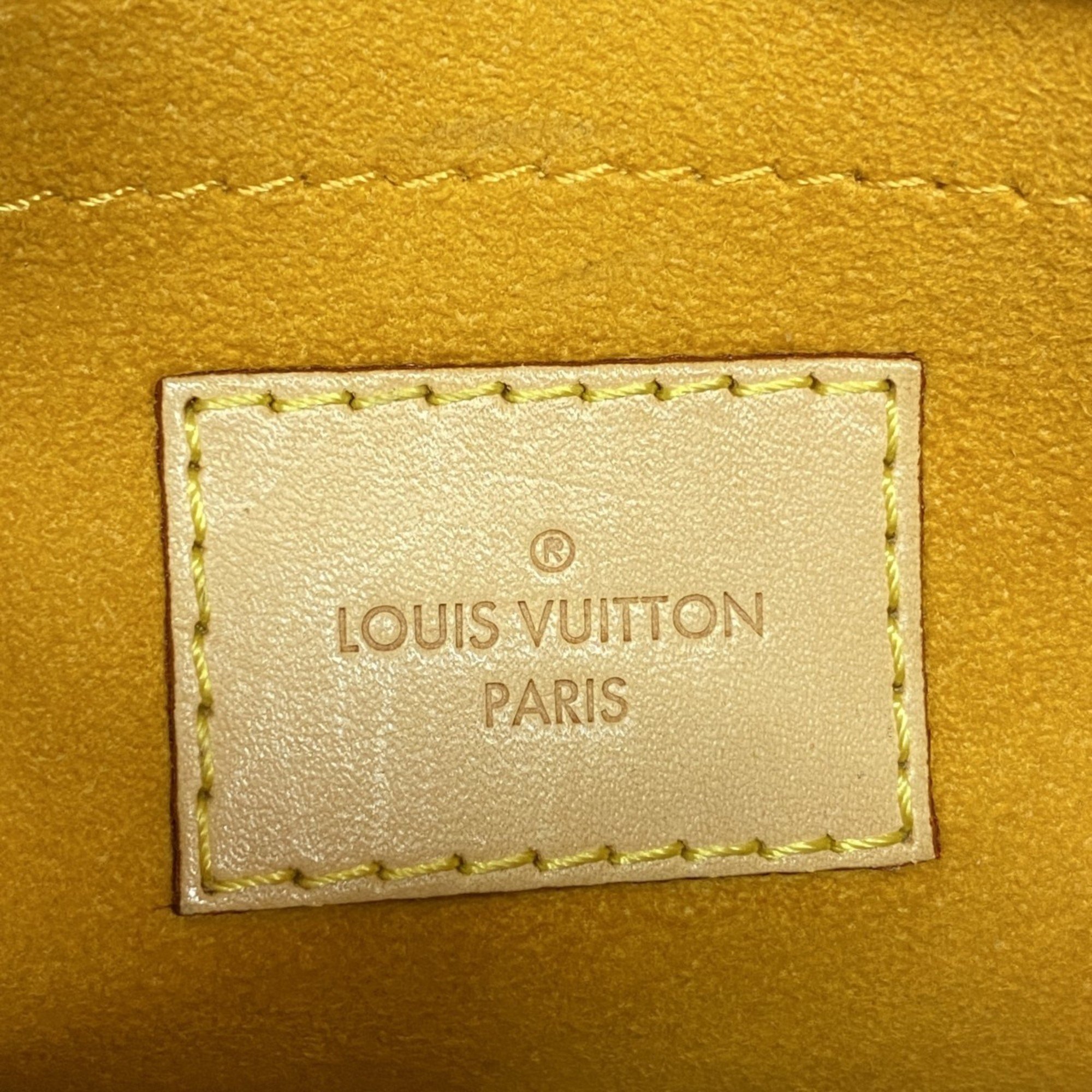 Louis Vuitton Handbag Monogram Pallas BB M41243 Brown Saffron Ladies