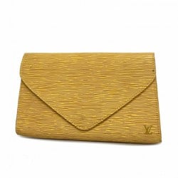 Louis Vuitton Clutch Bag Epi Art Deco M52639 Jaune Ladies