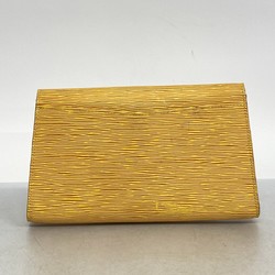 Louis Vuitton Clutch Bag Epi Art Deco M52639 Jaune Ladies