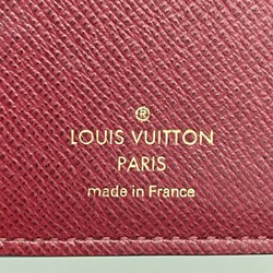 Louis Vuitton Tri-fold Wallet Monogram Portefeuille Victorine M41938 Brown Fuchsia Women's