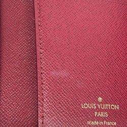 Louis Vuitton Tri-fold Wallet Monogram Portefeuille Victorine M41938 Brown Fuchsia Women's