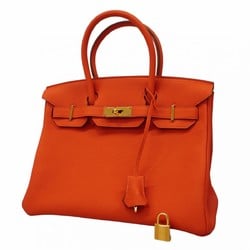 Hermes handbag Birkin 30 Togo Capucines X engraved ladies