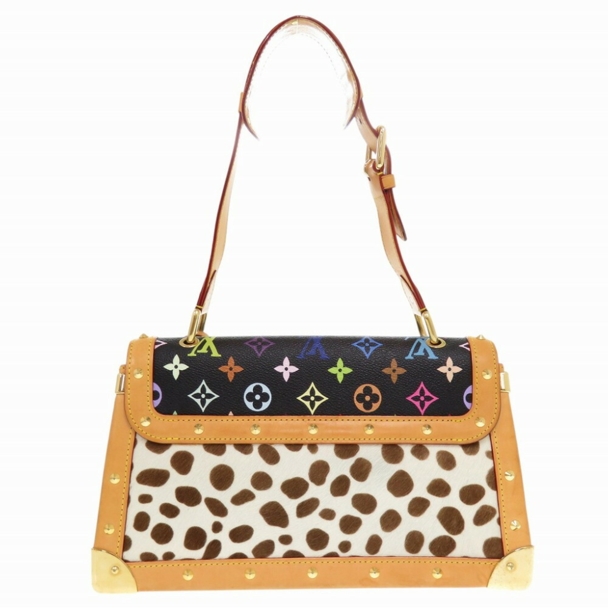 Louis Vuitton Monogram Multicolor Sac Dalmatian Pony M92825 Shoulder Bag Noir Black LV 1234-1 LOUIS VUITTON Multi