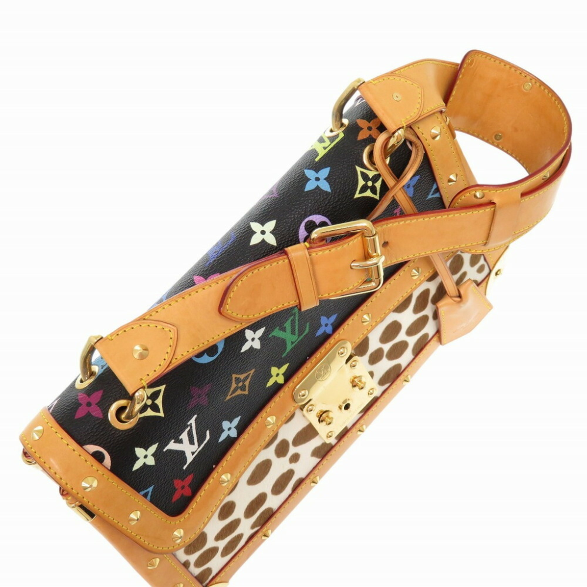 Louis Vuitton Monogram Multicolor Sac Dalmatian Pony M92825 Shoulder Bag Noir Black LV 1234-1 LOUIS VUITTON Multi