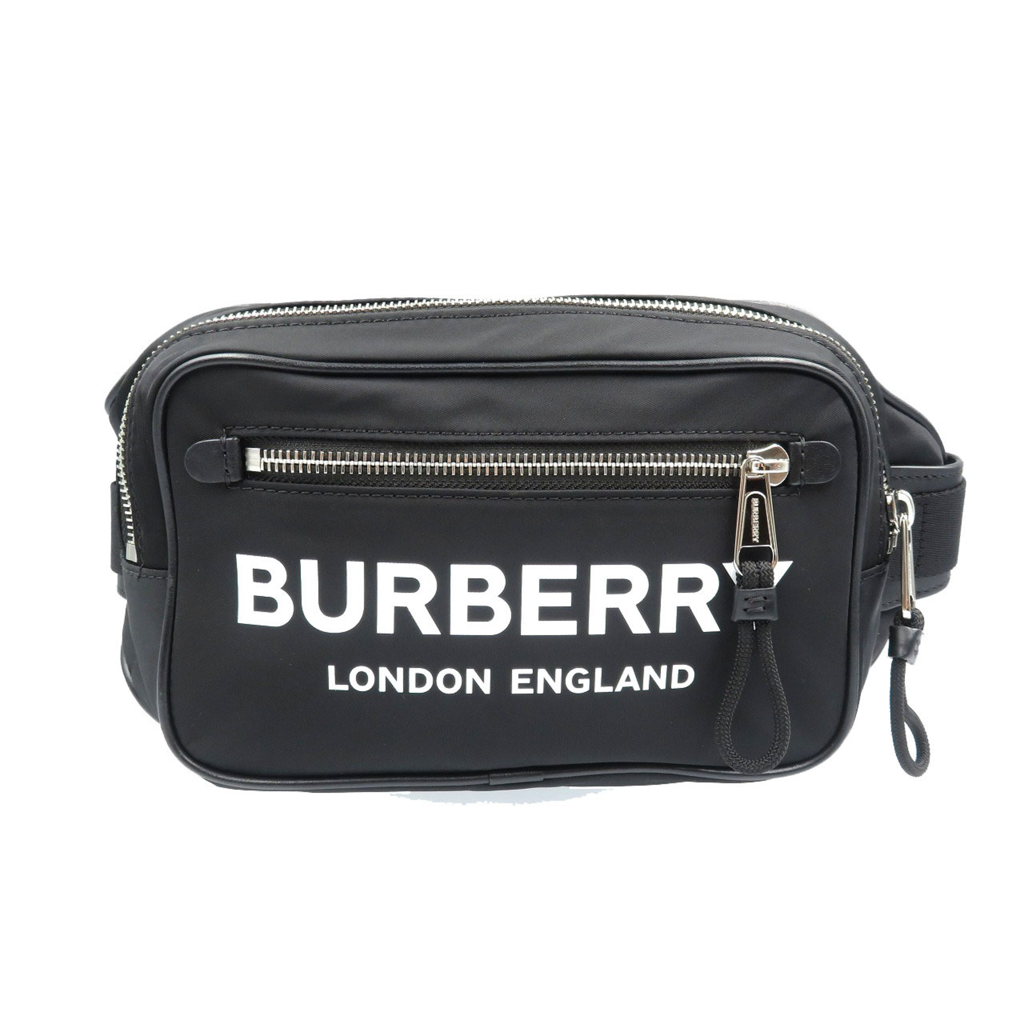 Burberry 8021089 Nylon Black Body Bag Waist 1678BURBERRY