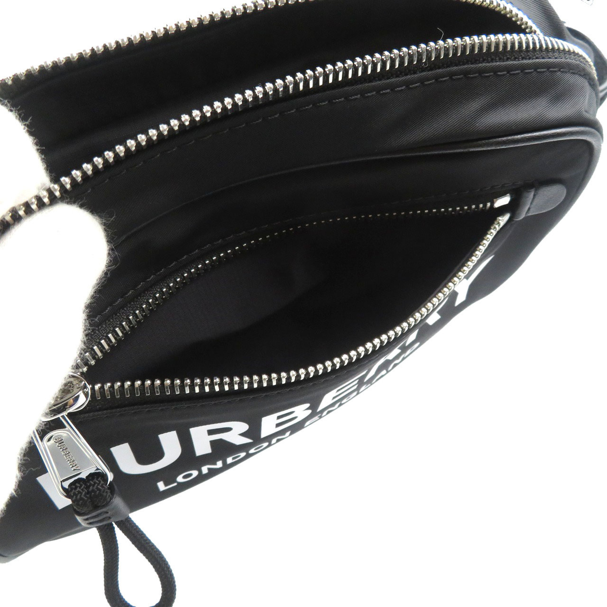 Burberry 8021089 Nylon Black Body Bag Waist 1678BURBERRY