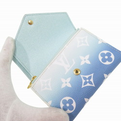 Louis Vuitton Portefeuille Victorine By the Pool Collection M80387 Tri-fold Wallet Blue LV 1259LOUIS VUITTON