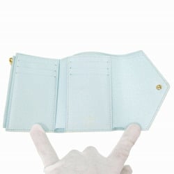 Louis Vuitton Portefeuille Victorine By the Pool Collection M80387 Tri-fold Wallet Blue LV 1259LOUIS VUITTON