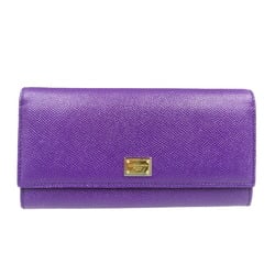 Dolce & Gabbana Leather Purple Long Wallet 1931 DOLCE GABBANA