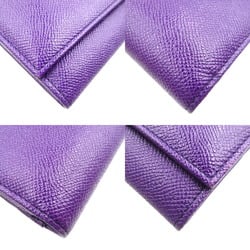 Dolce & Gabbana Leather Purple Long Wallet 1931 DOLCE GABBANA