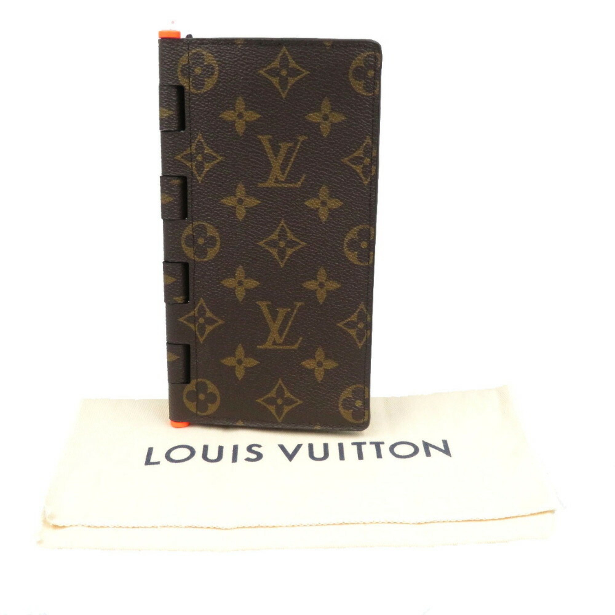 Louis Vuitton Portefeuille Brazza Hinge M67449 Monogram Solar Ray Canvas Brown Black Orange Long Wallet 1906LOUIS VUITTON