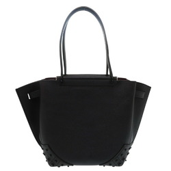 Tod's Wave Tote Studded Leather Black Bag 1140TOD'S