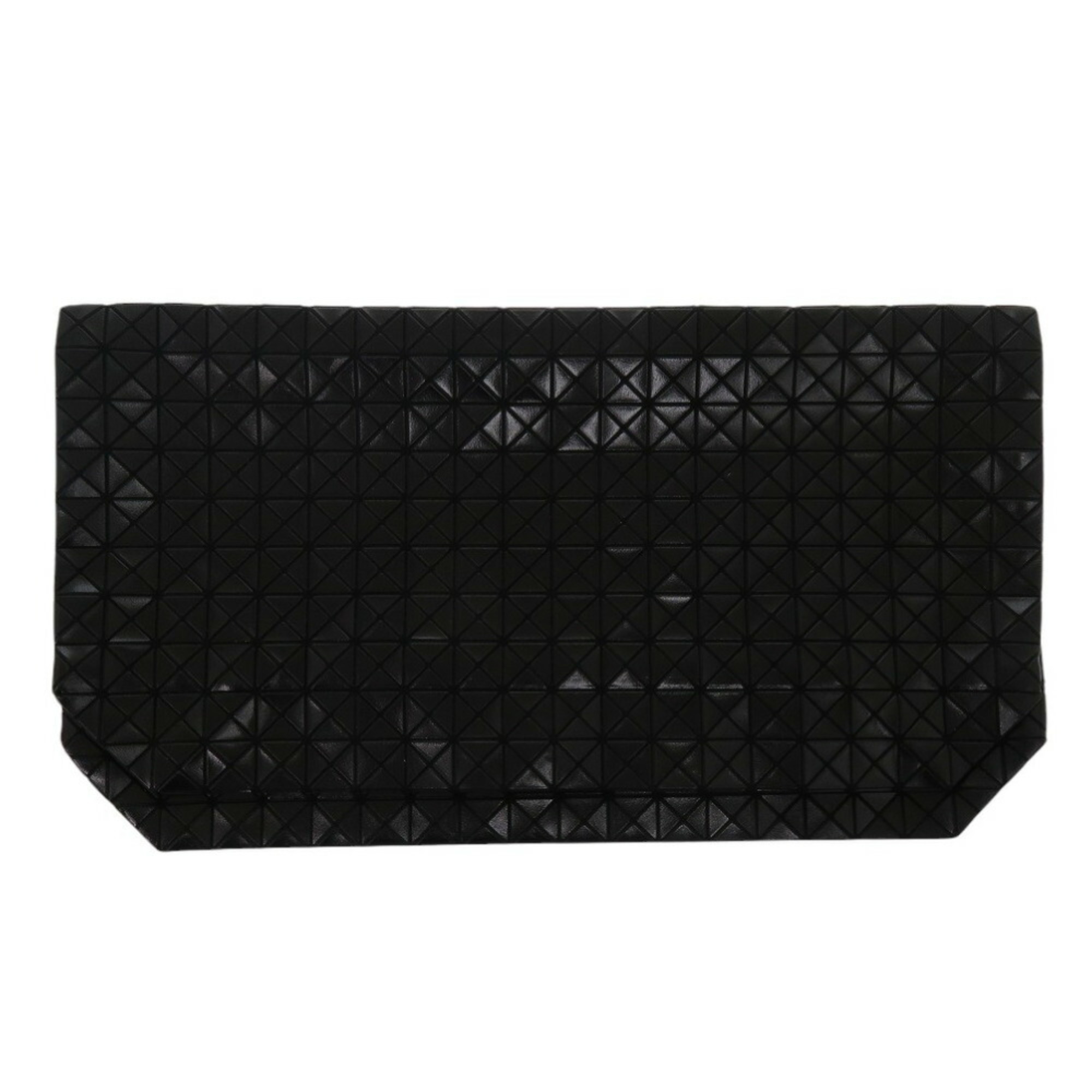 ISSEY MIYAKE Bao Polyurethane/Cotton Black Clutch Bag 2223ISSEY