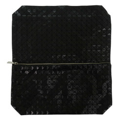 ISSEY MIYAKE Bao Polyurethane/Cotton Black Clutch Bag 2223ISSEY