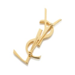 Yves Saint Laurent YSL Cassandra Metal Brooch 748486 SAINT LAURENT PARIS