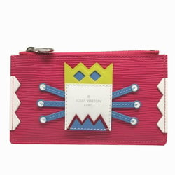 Louis Vuitton Epi M60788 Pochette Cle Tribal Mask Pink Coin Case Wallet 2274LOUIS VUITTON