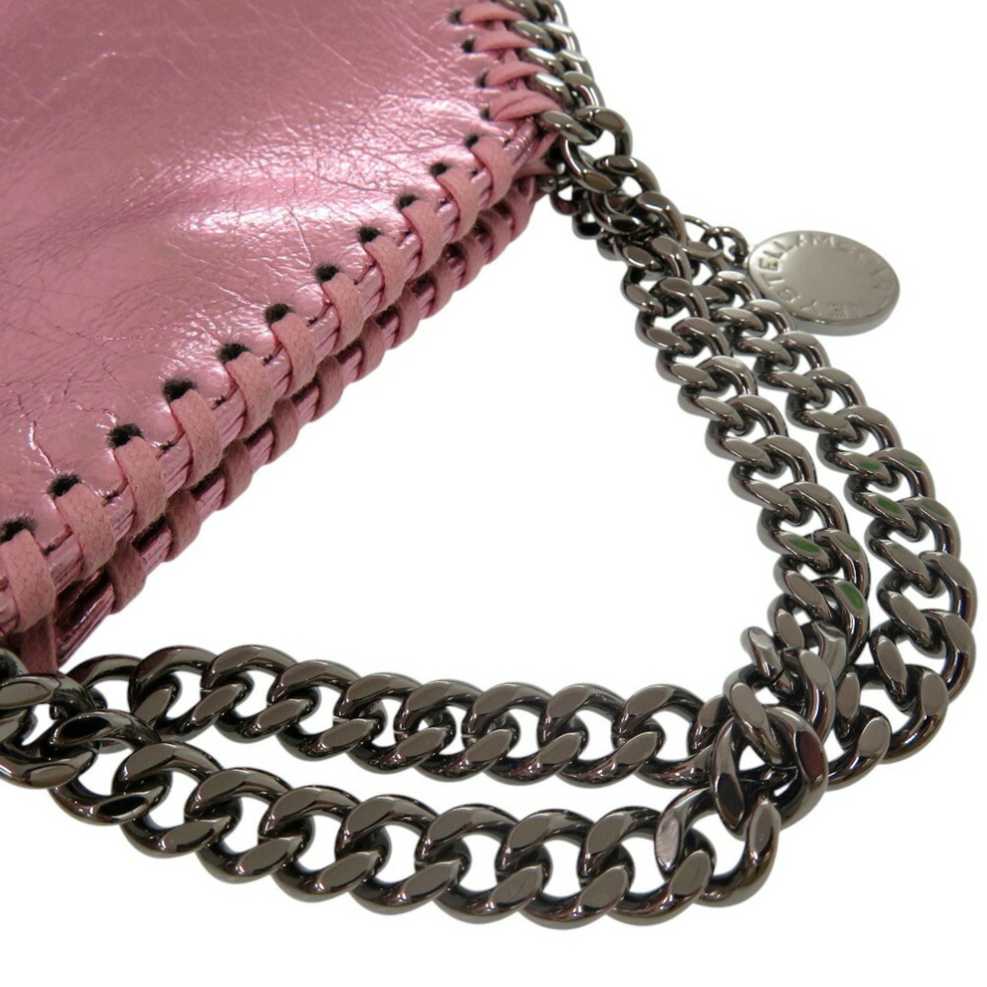 Stella McCartney Falabella Tiny Chain Shoulder Bag Handbag TINY TOTE 391698 W70005 Polyester Pink 0908Stella