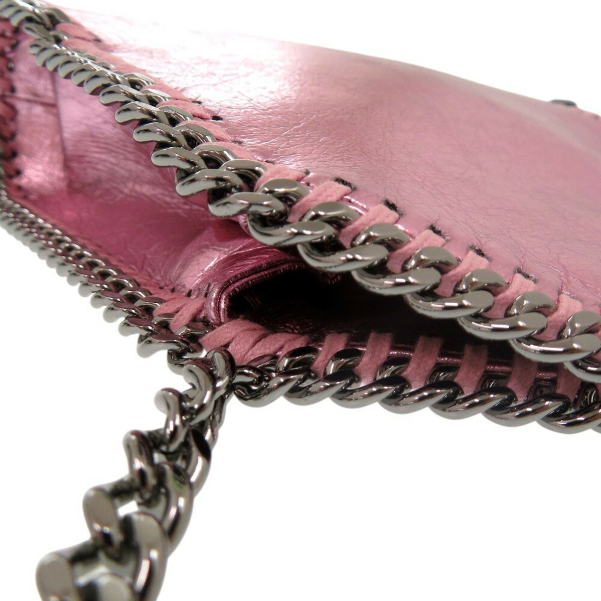 Stella McCartney Falabella Tiny Chain Shoulder Bag Handbag TINY TOTE 391698 W70005 Polyester Pink 0908Stella