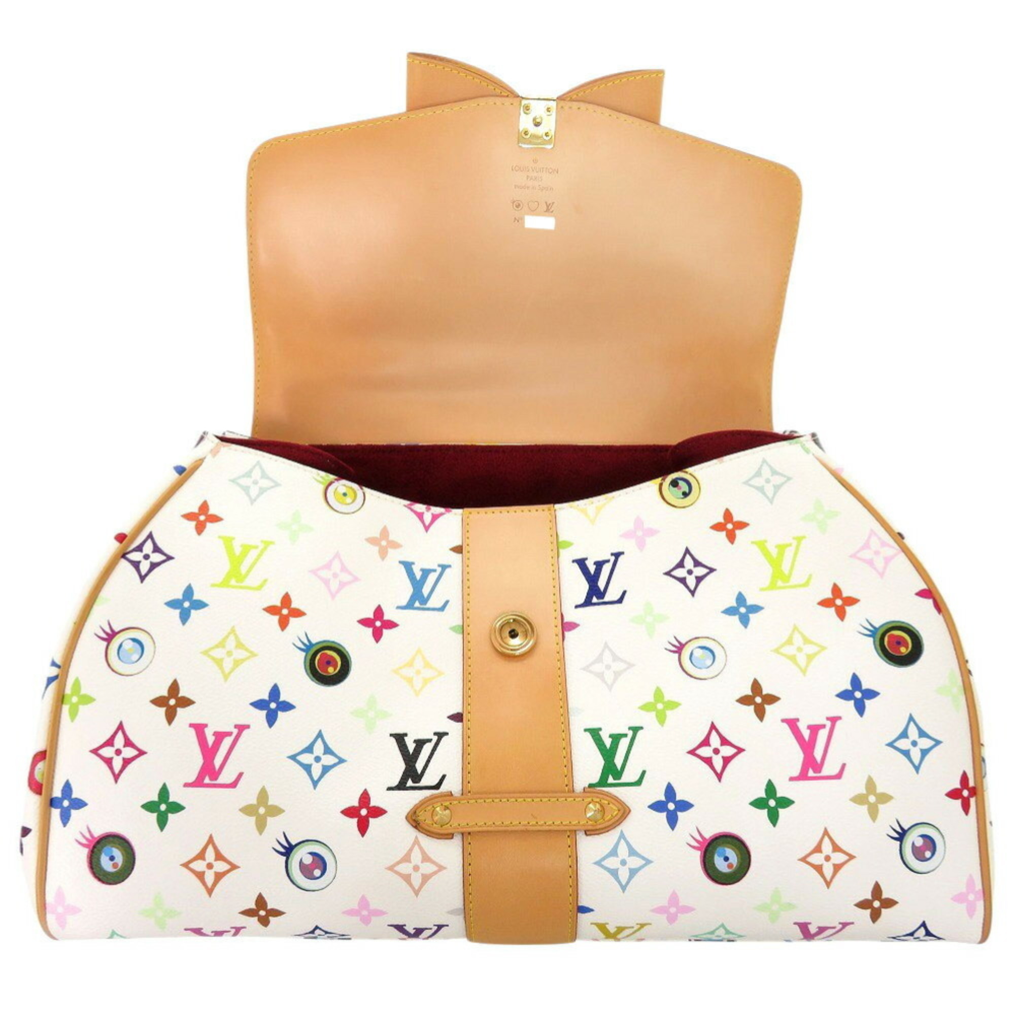 Louis Vuitton Sac Retro GM I Love Monogram Eye You Multicolor Blanc M92053 Handbag LV 1144-3 LOUIS VUITTON