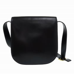 Hermes Box Calf Black Shoulder Bag 0816HERMES