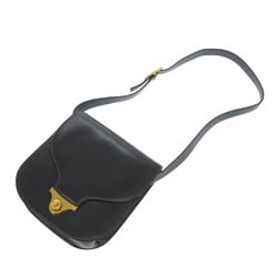 Hermes Box Calf Black Shoulder Bag 0816HERMES