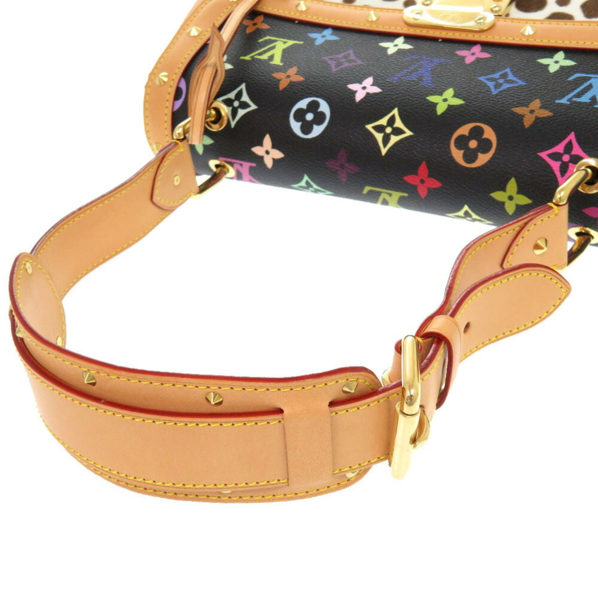 Louis Vuitton Sac Dalmatian Monogram Multicolor Pony Noir M92825 Shoulder Bag Handbag LV 1144-4 LOUIS VUITTON