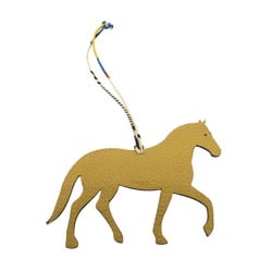 Hermes Cheval GM Horse Charm Petit H Keychain Veau Epsom/Taurillon Clemence Green 0081HERMES