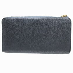 Louis Vuitton Portefeuille Comet M68582 Taurillon Leather Blue Marine Navy L-shaped Long Wallet 1190LOUIS VUITTON