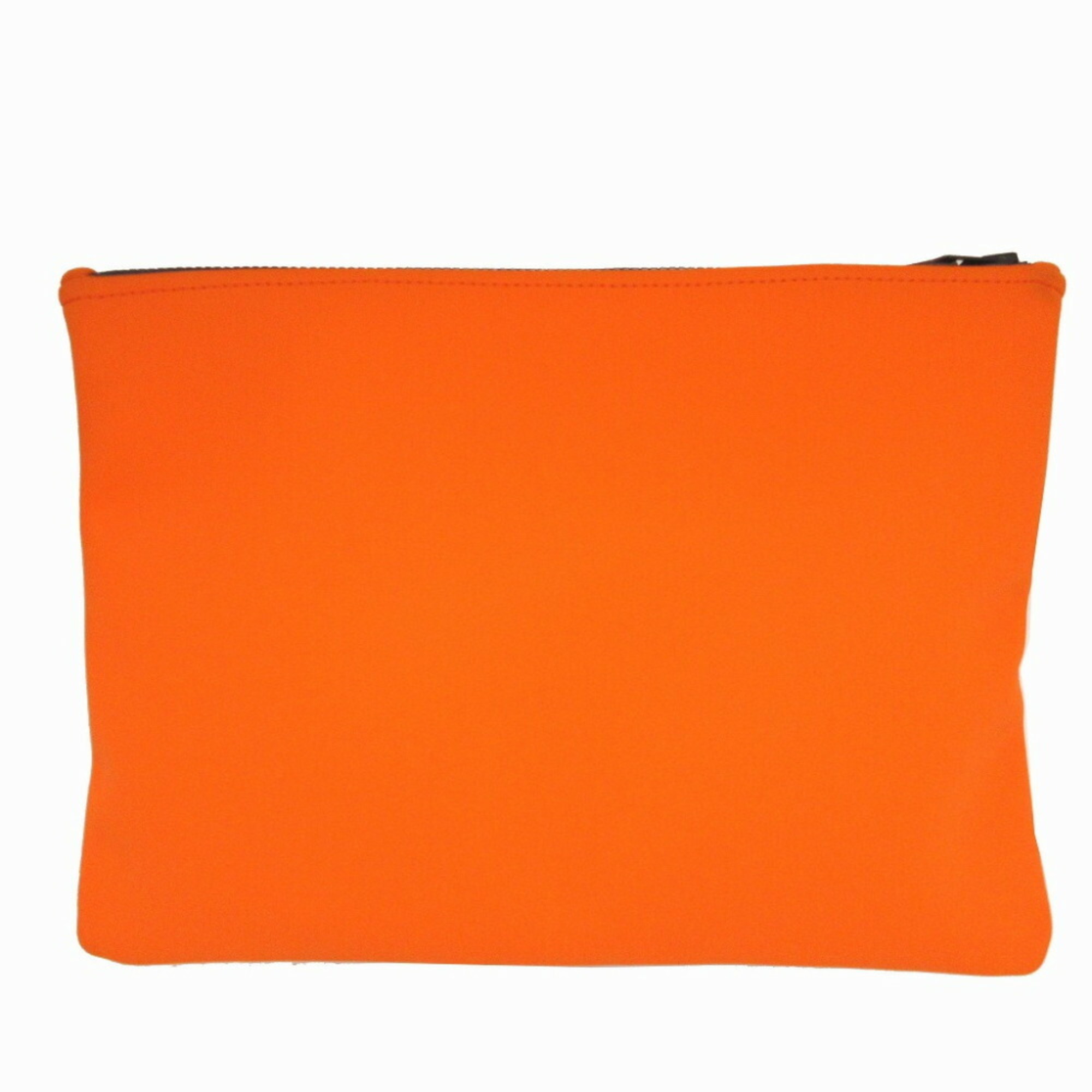 Hermes Neoban GM Polyamide Orange Clutch Bag Pouch 0675HERMES